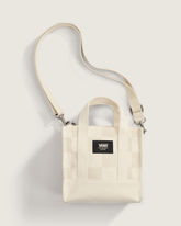 Lil Pergs Checkerboard Tote Bag in Oatmeal Beige | Vans near me