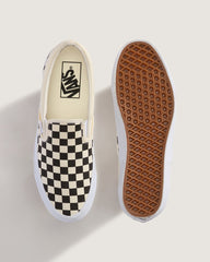Premium Slip-On Checkerboard Shoe in Checkerboard Black / Off White | Vans outlet