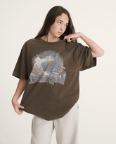 Snow Chutes T-Shirt in Coal Brown | Vans outlet