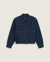 Premium Denim Station Jacket in Dark Indigo Blue | Vans outlet