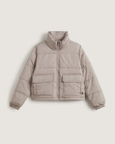 Aubrey Primaloft Puffer Jacket in Mushroom Brown | Vans on sale
