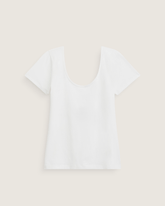 Double Scoop T-Shirt in True White | Vans near me