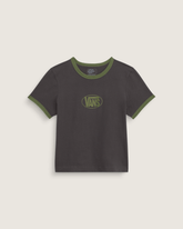 Circle V Ringer Tee in Faded Black | Vans sale