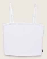 Drew Rib Tube Top in White | Vans outlet