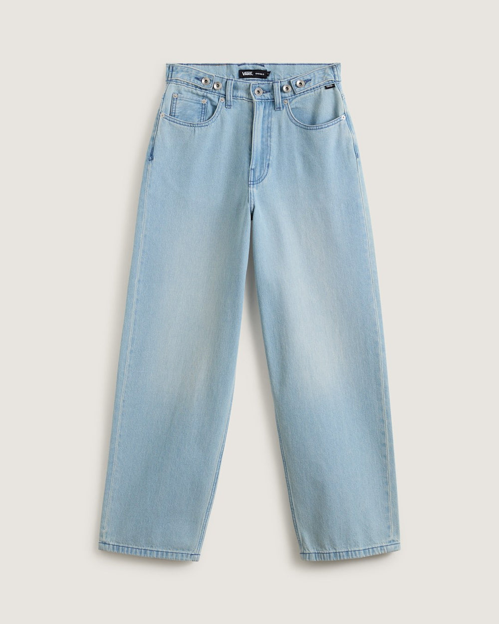 Check-5 Baggy Denim Pants in Light Stonewash Grey | Vans sale