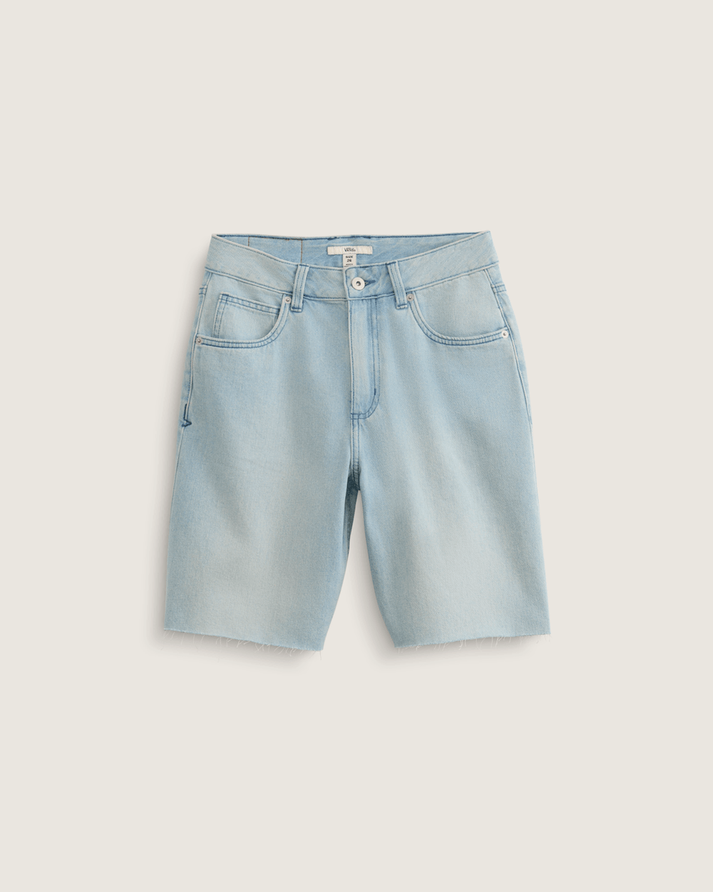 Sirelle Cut-Off 9'' Jorts in Light Stonewash Blue | Vans near me