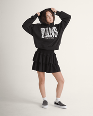 Ava Tiered Mini Skirt in Black | Vans discount