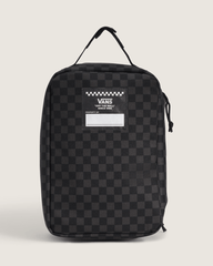 Kids Checkerboard Old Skool Lunch Bag in Charcoal Black | Vans discount