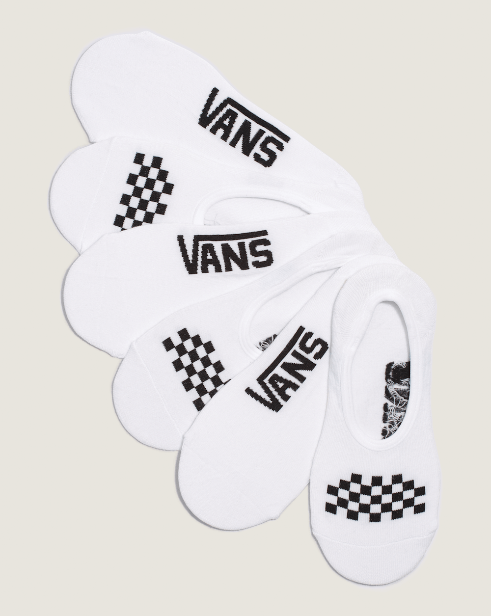 Classic Canoodle Socks 3-Pack in White / Black | Vans outlet