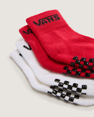 Kids Classic Crew Socks 2-Pack in Racing Red | Vans discount