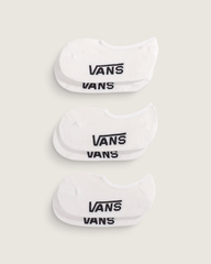 Kids Classic No Show Socks 3-Pack in White | Vans near me