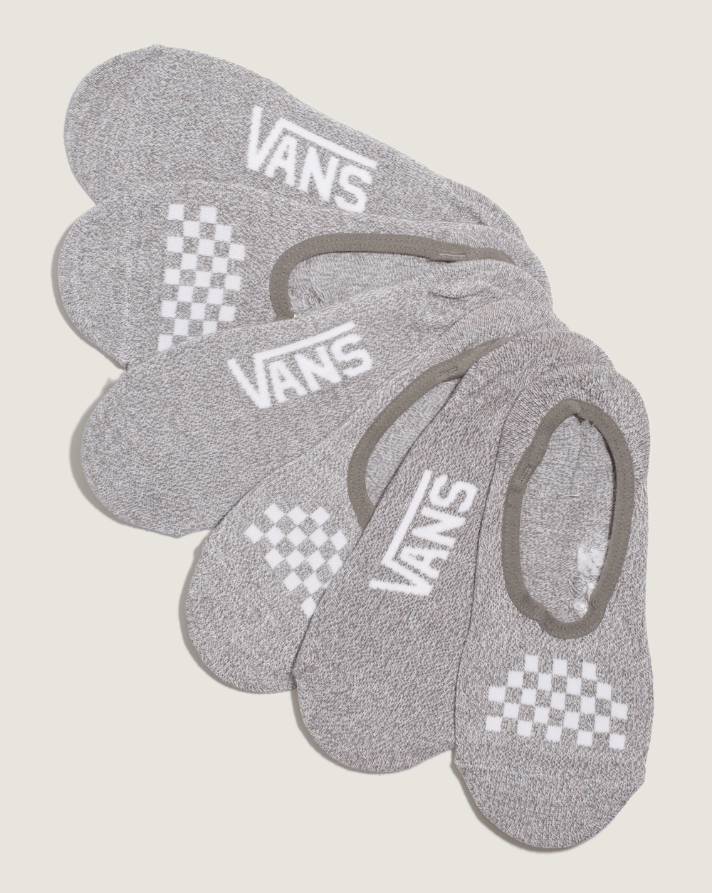 Kids Classic Canoodle Socks 3-Pack in Heather Grey / White | Vans outlet
