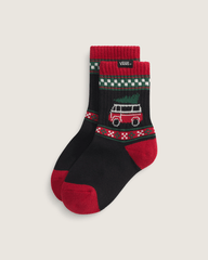 Toddler Winter Family Trip Crew Socks in Black | Vans discount
