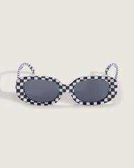Checkerboard Wheeling Sunglasses in Black / White | Vans sale