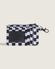 Off The Wall Zip Wallet in Black / White | Vans online