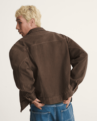 Skate Garage Denim Jacket in Coal Brown | Vans sale