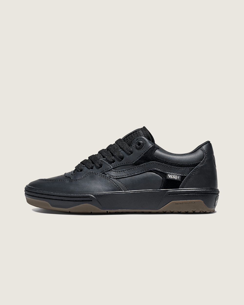 Skate Rowan 2.0 Leather Shoe in Black | Vans outlet