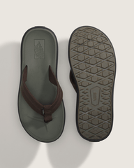 Seabrook Sandal in Demitasse Brown / Grape Leaf Green | Vans sale
