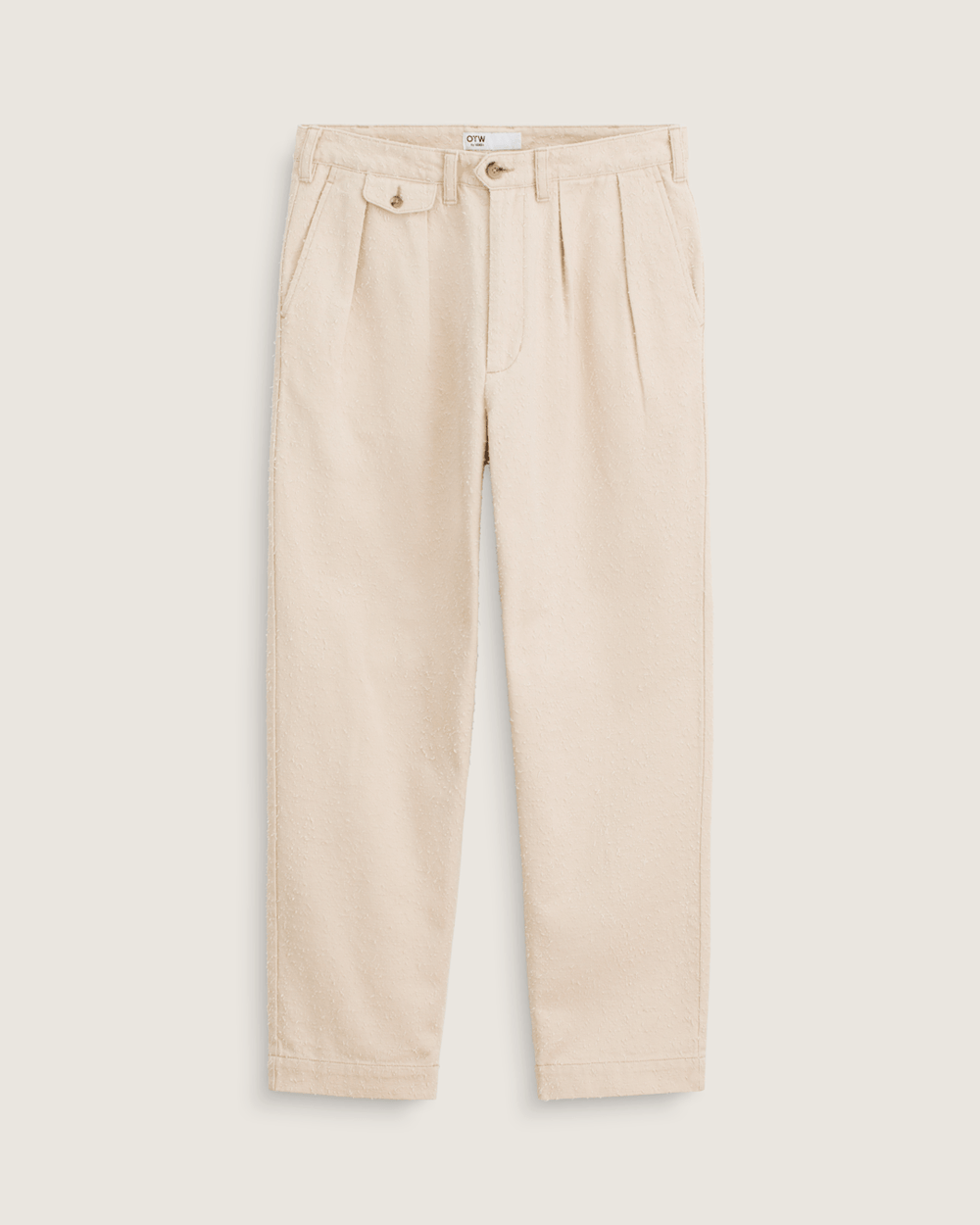 OTW by Vans Back Pleated Trousers in Creme Brulee Beige | Vans outlet
