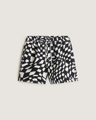 Primary II Elastic Printed Boardshorts in Black / White | Vans near me