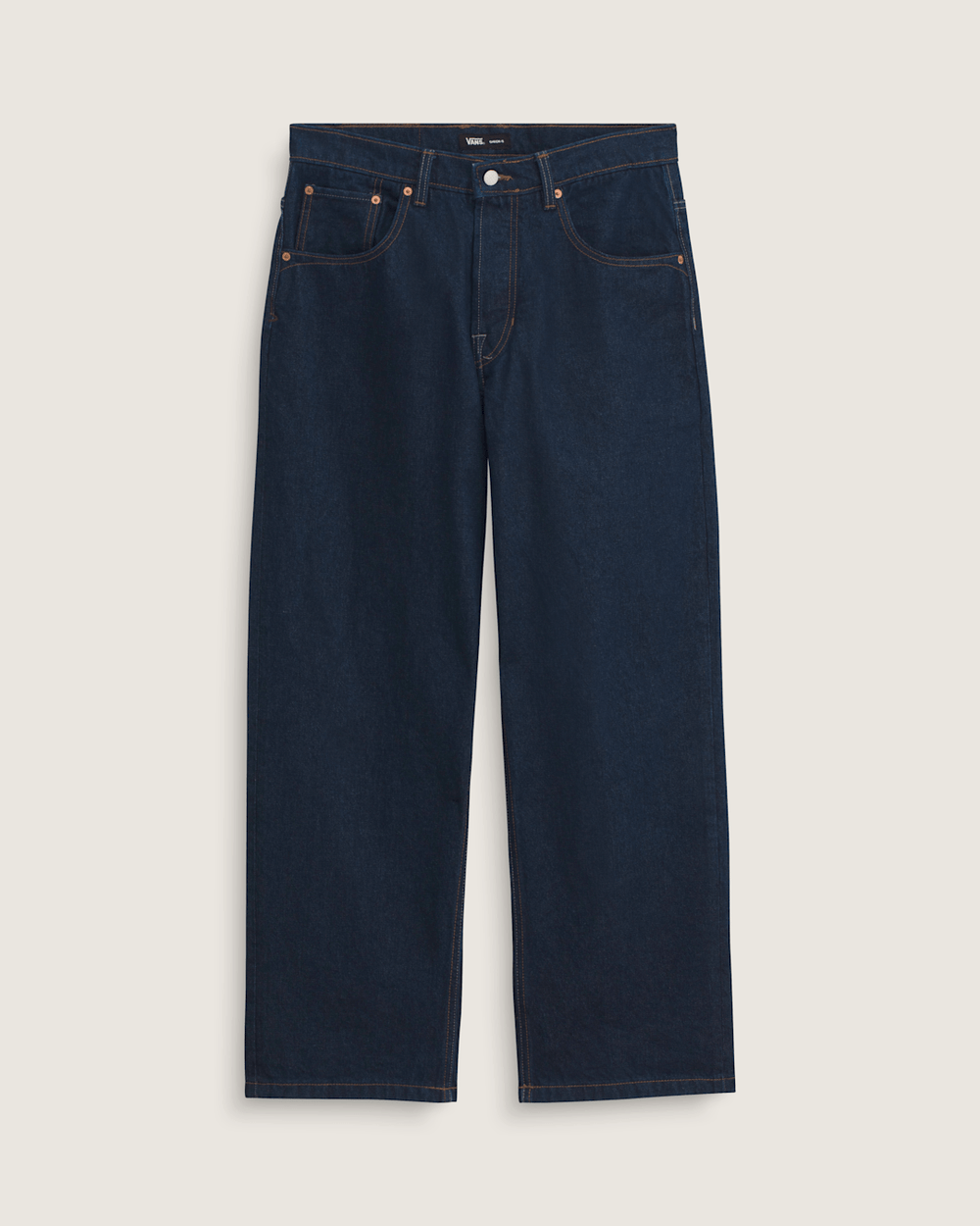 Premium Check-5 Loose Denim Pants in Dark Rinse Blue | Vans on sale