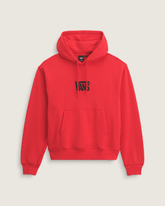 Stretch Logo Pullover Hoodie in Crimson Haze Red | Vans on sale