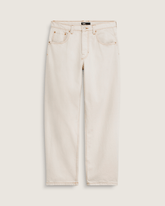Premium Check-5 Loose Denim Pants in Natural Seed Beige | Vans discount