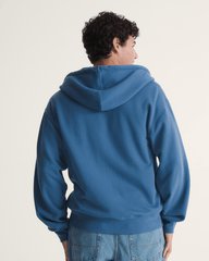 Stretch Logo Zip Hoodie in True Navy Blue | Vans near me