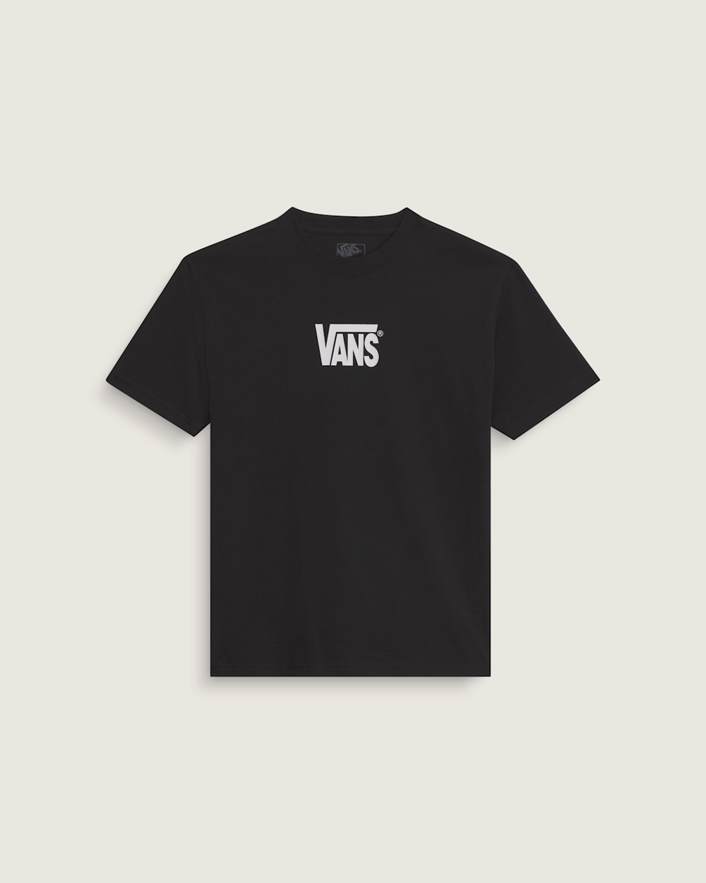 Stretch Logo T-Shirt in Black / White | Vans online