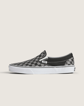 Classic Checkerboard Slip-On Black/Pewter Shoe | Vans online