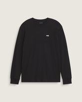 Left Chest Logo Long Sleeve T-Shirt in Black | Vans sale