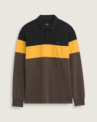 Andy Rugby Long Sleeve Shirt in Coal Brown | Vans outlet