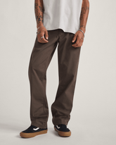 Authentic Chino Relaxed Pants in Coal Brown | Vans on sale