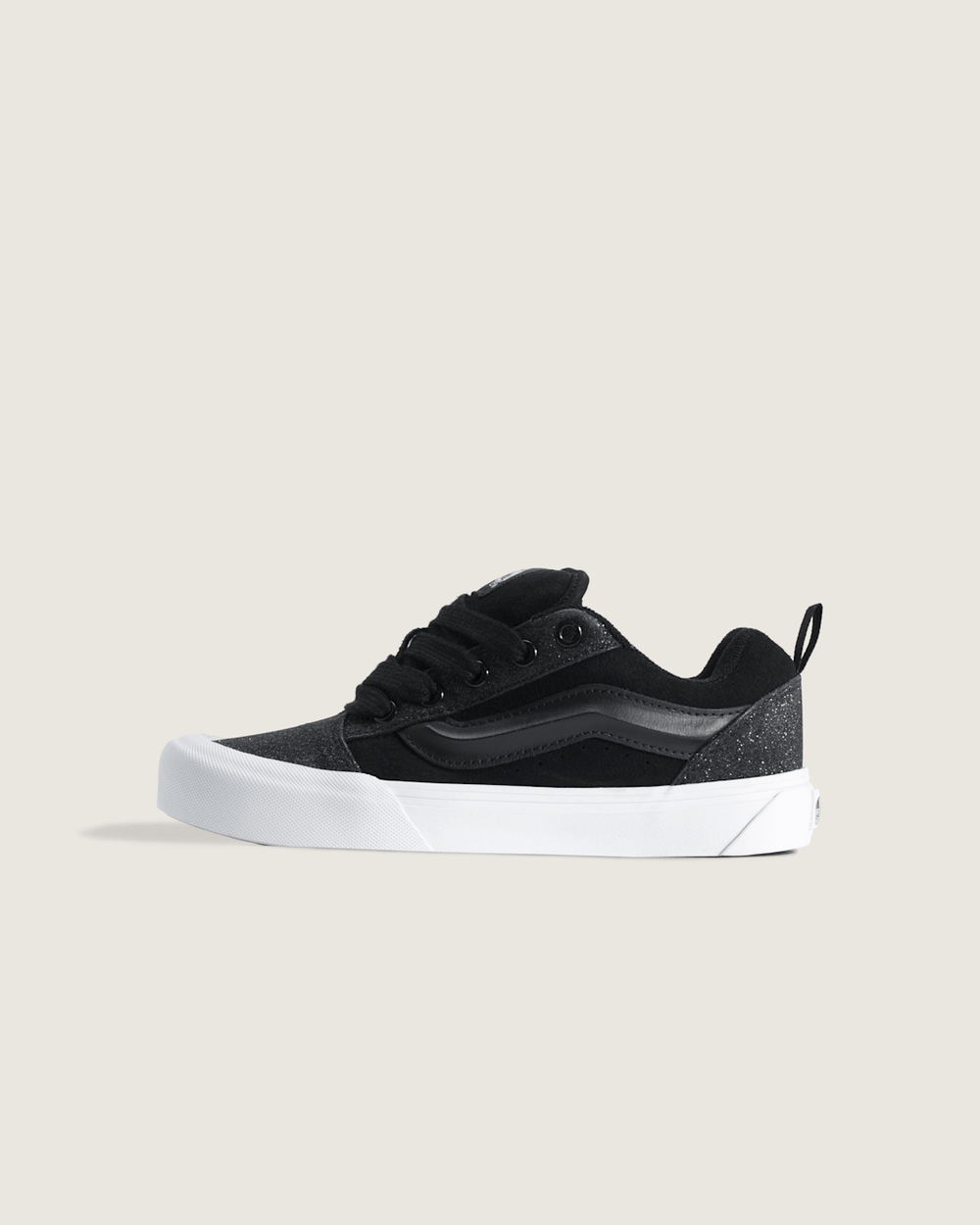 Big Kids Knu Skool Shoe in Dazzled Black | Vans near me