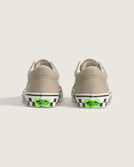 Little Kids Old Skool Shoe in Glow-in-the-Dark Black / Bay Leaf Green | Vans near me