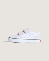 Little Kids Old Skool V Checkerboard Shoe in Checkerboard Lilac Mist Purple | Vans near me