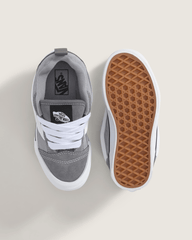 Little Kids Knu Skool Shoe in Pewter Grey / White | Vans sale