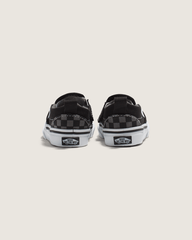 Toddler Classic Slip-On V Checkerboard Shoe in Checkerboard Black / Pewter Grey | Vans discount