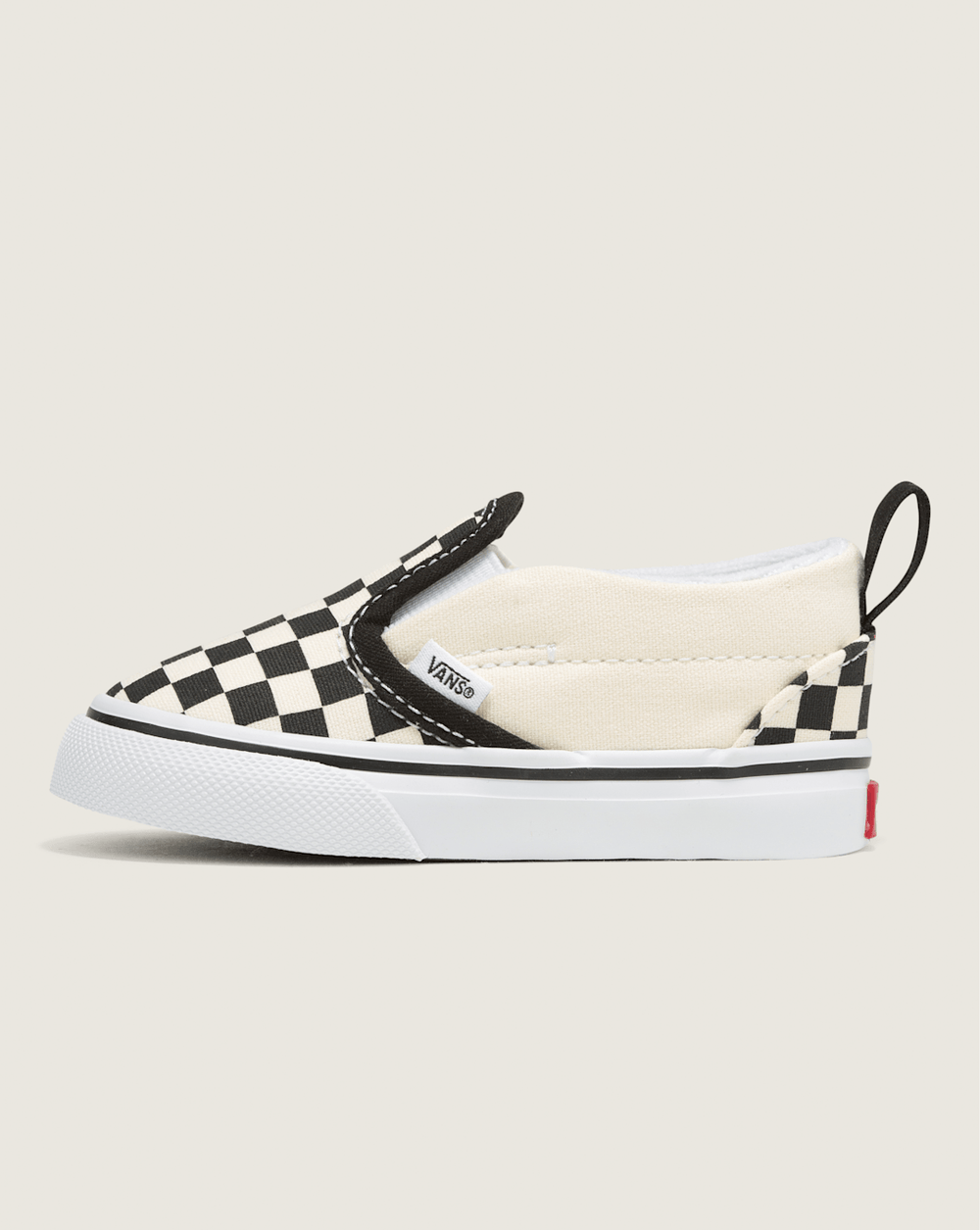 Toddler Slip-On V Checkerboard Black/Whitee Shoes | Vans near me