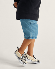 Toddler Slip-On V Checkerboard Black/Whitee Shoes | Vans near me