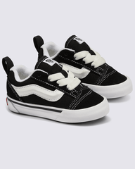 Toddler Knu Skool Shoe in Black / True White | Vans sale