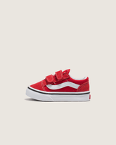 Toddler Old Skool V Racing Red/True White Shoes | Vans discount