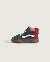 Toddler Sk8-Hi Zip Water Resistant Gum Shoe in Blue / Green | Vans near me