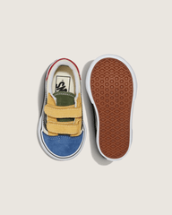Toddler Old Skool V Shoe in Red / Blue | Vans discount