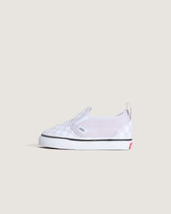 Toddler Classic Slip-On V Checkerboard Shoe in Checkerboard Lilac Mist Purple | Vans on sale