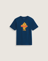 Kids Big Push T-Shirt in Deep Indigo Blue | Vans outlet