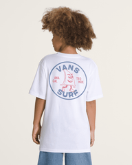 Kids Huck Fin T-Shirt in White | Vans on sale