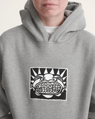 Kids Vans Mouf Pullover Hoodie in Cement Heather Grey | Vans outlet