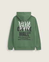 Kids Metal Wall Zip Hoodie in Pine Forest Green | Vans online