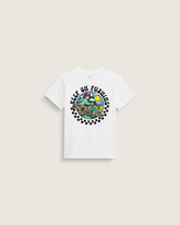 Little Kids Keep on Pushing T-Shirt in White | Vans online